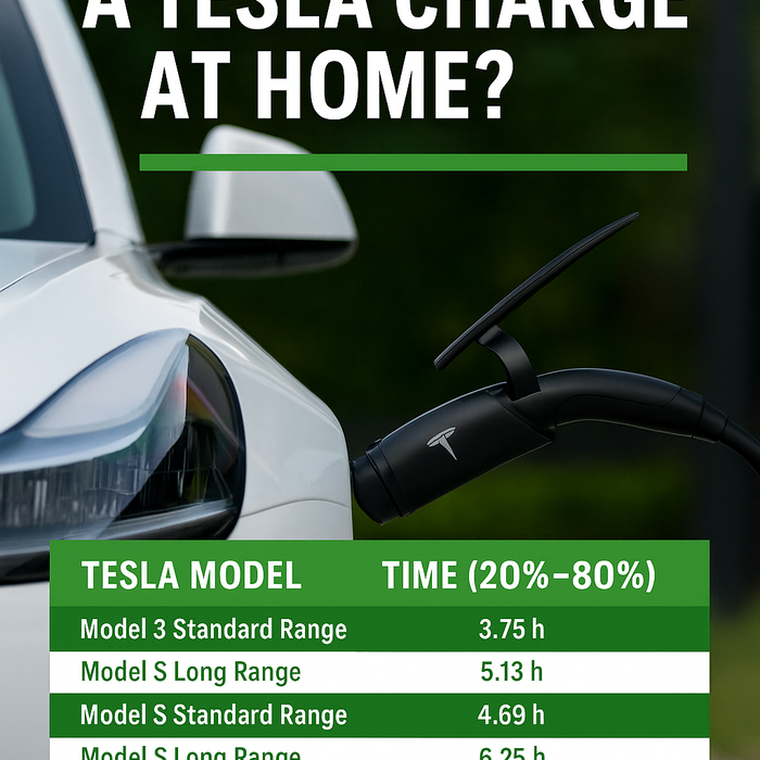 🔌 How Fast Does a Tesla Charge at Home? | Tesla Charging Times with Primecom 40-Amp EV Charger