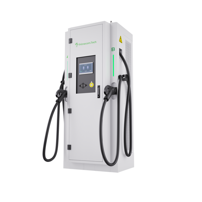 Primecom.Tech Level 3 DC Dual Dispenser EV Charger Supercharger DC Fast Charger for Electric Vehicles