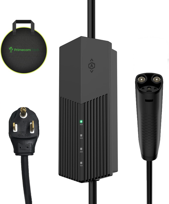 40 Amp Tesla EV Charger – NACS Connector | 30ft - 40ft - 50ft Cord | Level 2 Home Charging (NEMA 14-50 / 10-50 / 6-50)