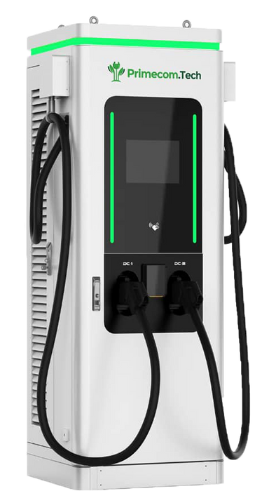 Primecom.Tech Level 3 DC Dual Dispenser EV Charger Supercharger DC Fast Charger for Electric Vehicles