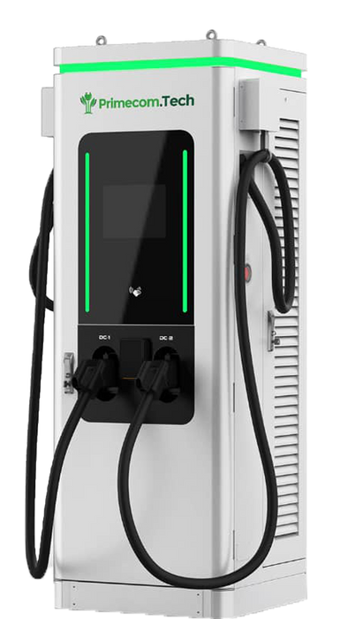 Primecom.Tech Level 3 DC Dual Dispenser EV Charger Supercharger DC Fast Charger for Electric Vehicles