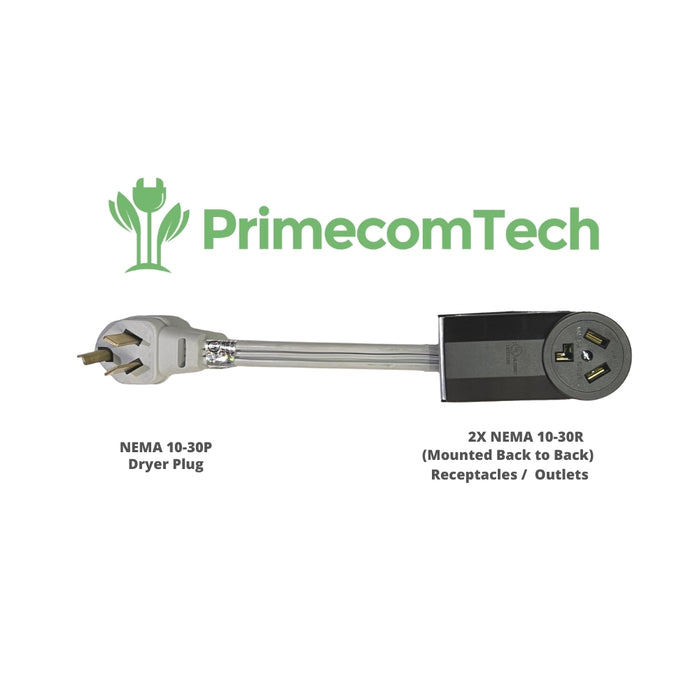 Primecomtech Y Adapter Outlet