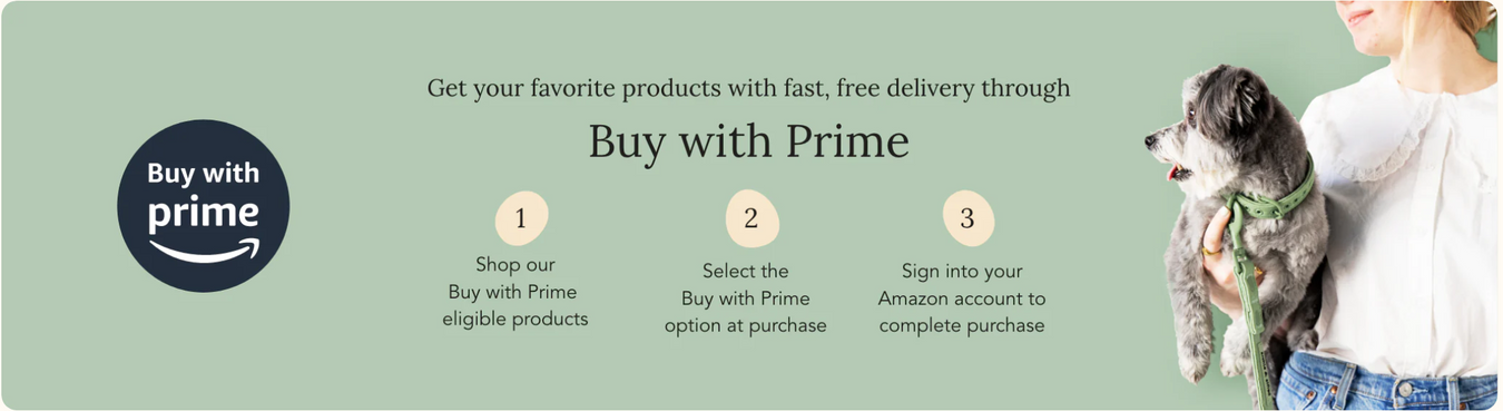 Get fast Prime delivery by Amazon