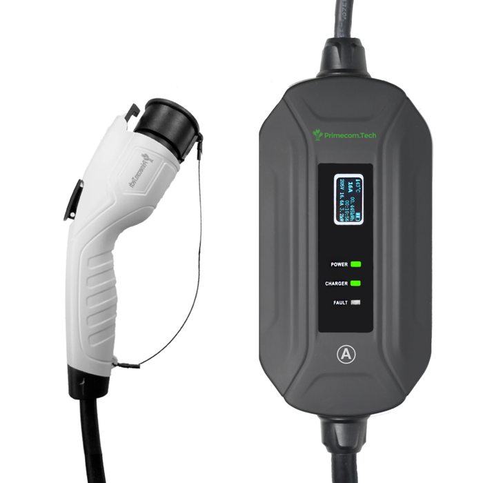 Adjustable Primecom 24A EV Charger - Level 2 | Flexible Charging