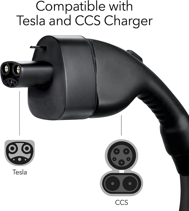 CCS1 For Tesla Fast Charger Adapter Model Y 3 S X 250kw 500V DC