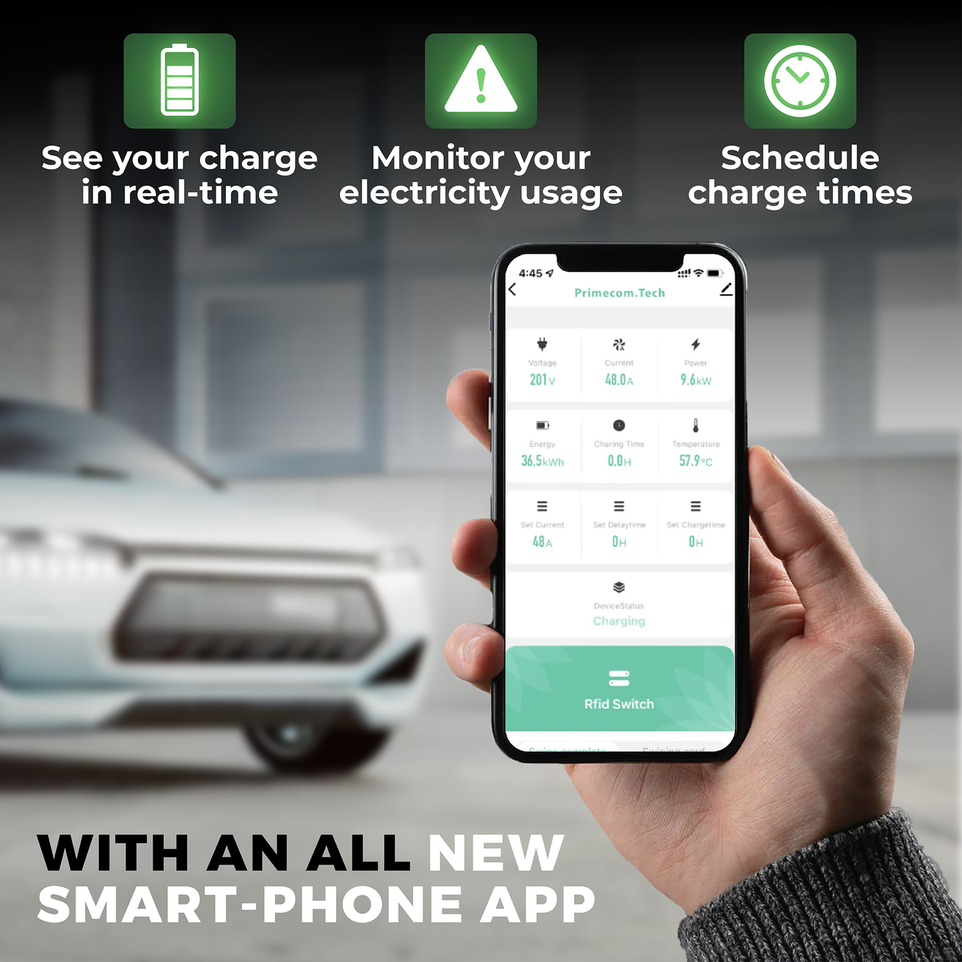 Shop High-Quality EV Chargers at Primecom.tech — PRIMECOMTECH