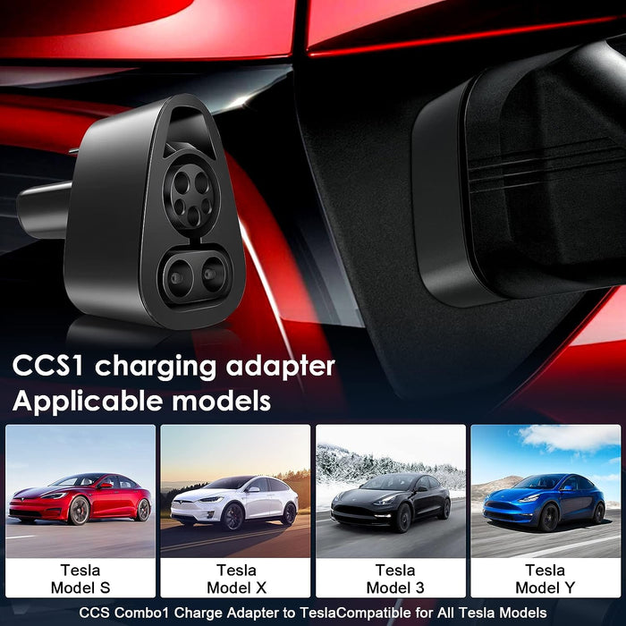  CCS1 Charger Adapter Compatible with Tesla Model Y/3/S