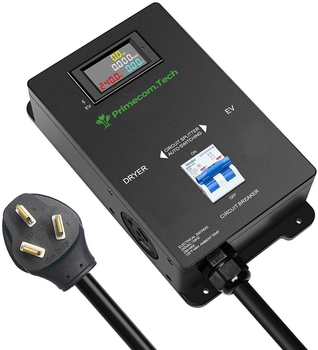 Dryer outlet 24 Amp Automatic Power Splitter Smart Switch for EV ...