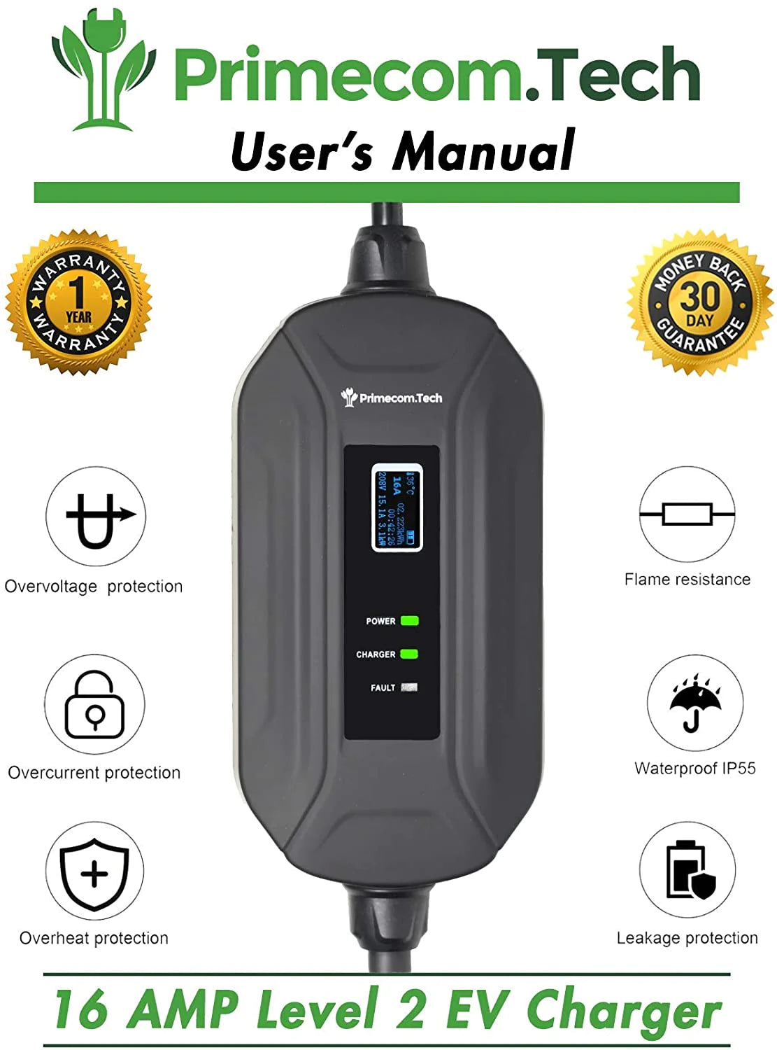 primecom level 2 ev charger