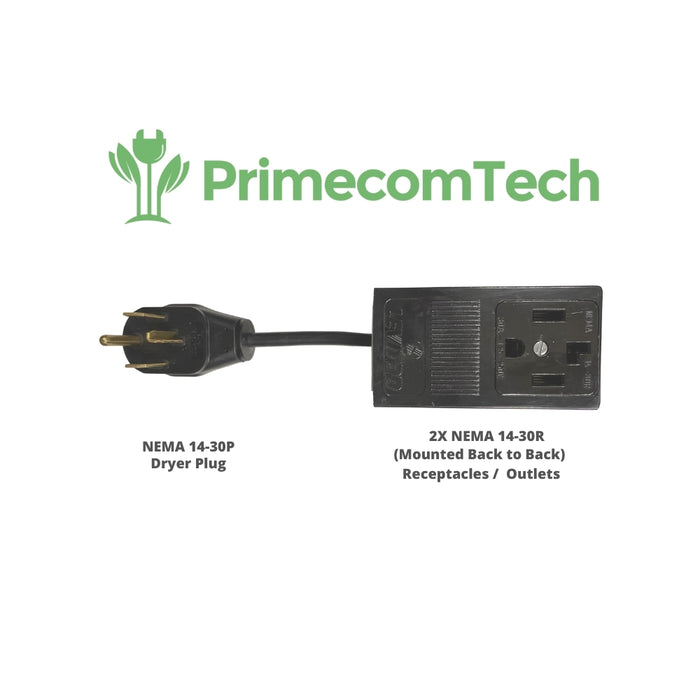 Primecomtech Y Adapter Outlet