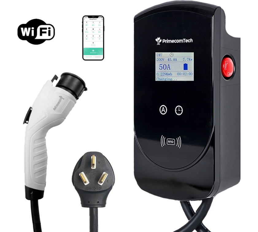 Electric Vehicle Home Charging Station 220 Volt 30' Feet Length