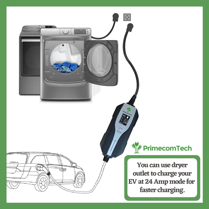 Level 2 Electric Vehicle (EV) Charger PRIMECOMTECH