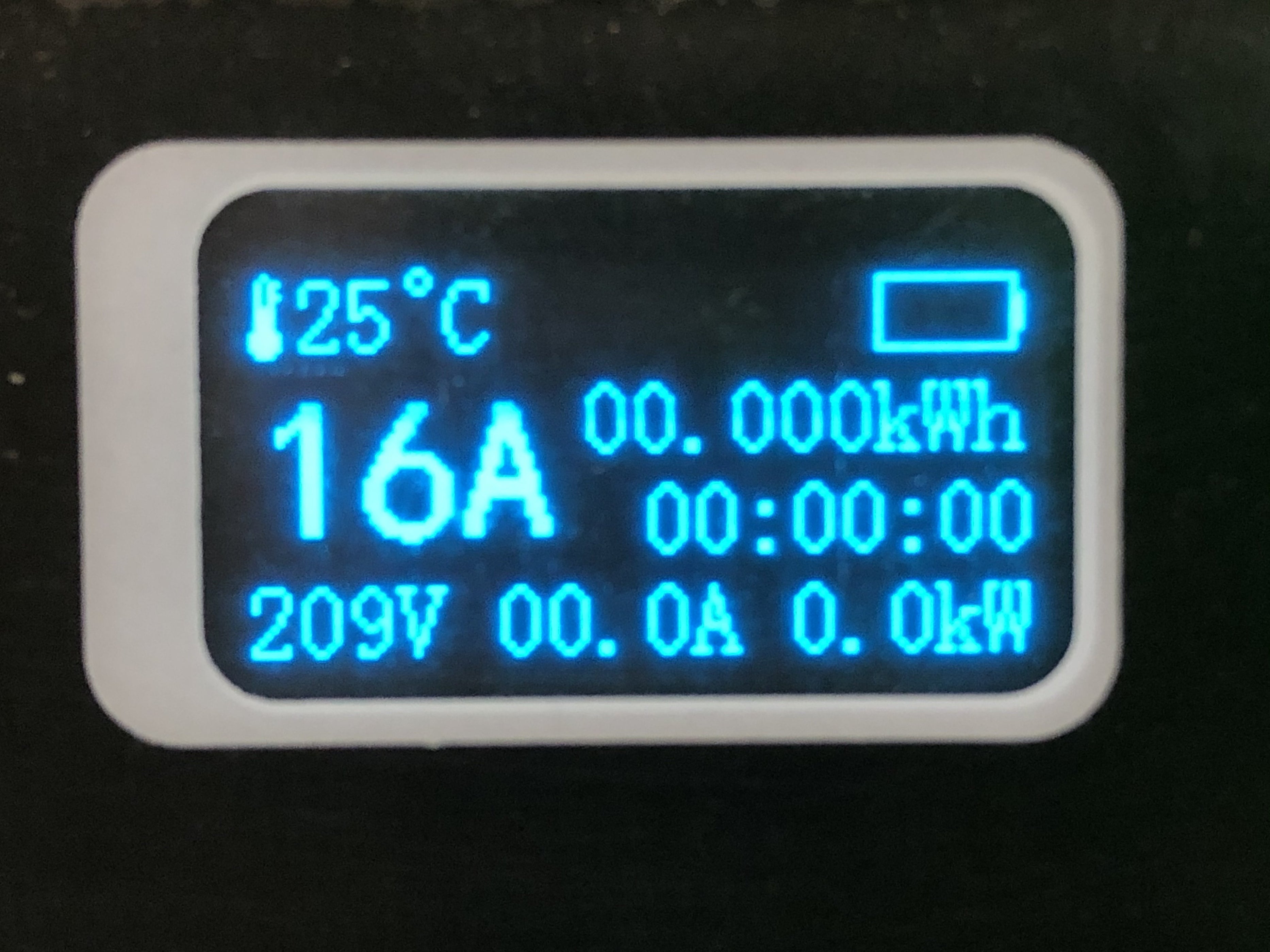 Level 2 Electric Vehicle (EV) Charger Amperage Adjustable —